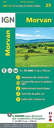 Morvan (TOP 75, Band 75025) von IGN Frankreich