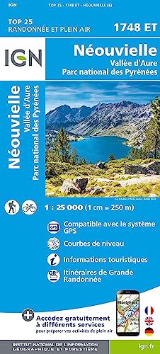 Néouvielle/ Vallee d'aure/ PN des Pyrenees 1:25 000 (TOP 25)