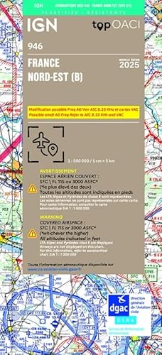 OACI France 2025 North-East plast. (946) von IGN