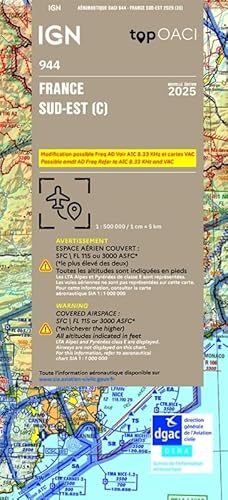 OACI France 2025 South-East (944) von IGN