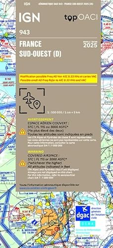 OACI France 2025 South-West (943) von IGN