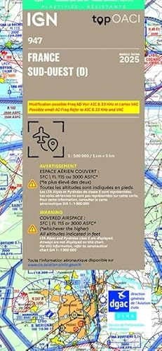 OACI France 2025 South-West plast. (947) von IGN