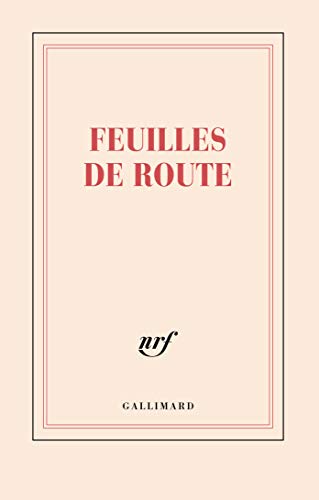 Papeterie Gallimard Carnet Ligne "Feuilles de Route" 11,8x18,5c von GALLIMARD