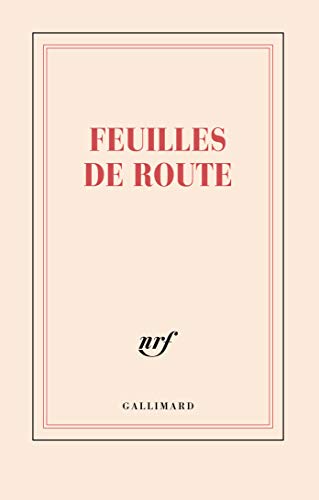 Papeterie Gallimard Carnet Ligne "Feuilles de Route" 11,8x18,5c