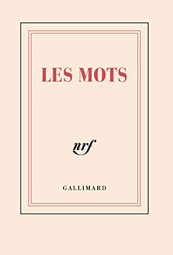 Papeterie Gallimard Carnet Poche Ligne "les Mots" 8,5x12,5cm 14