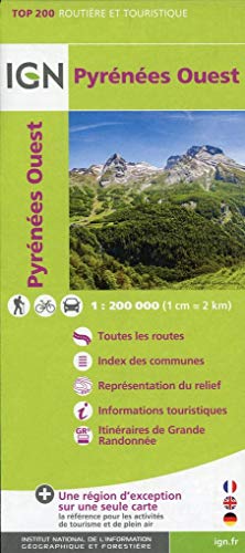 Pyrénées Ouest 1:200 000 (TOP 200, Band 200205) Pyrénées Ouest 1:200 000 (TOP 200, Band 200205)