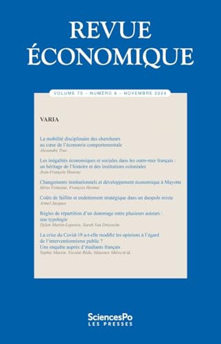 Revue économique T75-6 Revue économique T75-6 von SCIENCES PO