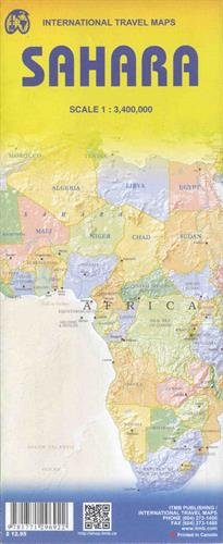 Sahara 1 : 3 400 000 von International Travel Maps