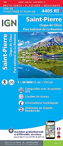 Saint-Pierre - Cirque de Cilaos -PN Réunion (4405RTR) (TOP 25R) von Institut Geographique National