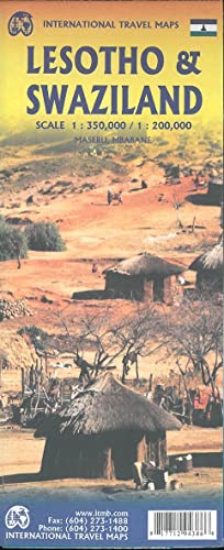 Swaziland Travel Reference Map 1 : 250 000: doppelseitig Lesotho 350T., Stpl.Maseru 17T. Swaziland 299T., Stpl.Mbabane 18T. Swaziland Travel Reference Map 1 : 250 000: doppelseitig Lesotho 350T., Stpl.Maseru 17T. Swaziland 299T., Stpl.Mbabane 18T. von ITM