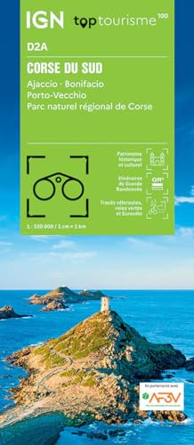 Corse-du-Sud - Ajaccio Bonifacio Porto-Vecchio (D2A) (TOP 100) von Institut Geographique National