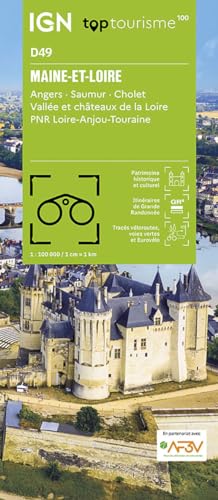 49 Maine-et-Loire: 1:100000 (TOP 100) 49 Maine-et-Loire: 1:100000 (TOP 100) von IGN Frankreich