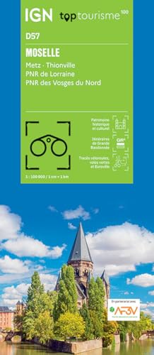 Moselle - Metz Thionville PNR Lorraine PNR Vosges du Nord (D57) (TOP 100) von Institut Geographique National