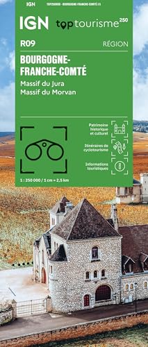 R09 Bourgogne Franche-Comté: BOURGOGNE-FRANCHE-COMTÉ - MASSIF DU JURA - MASSIF DU MORVAN 1:250000 (TOP Tourisme 250 REGIONALES, Band 9) R09 Bourgogne Franche-Comté: BOURGOGNE-FRANCHE-COMTÉ - MASSIF DU JURA - MASSIF DU MORVAN 1:250000 (TOP Tourisme 250 REGIONALES, Band 9) von IGN