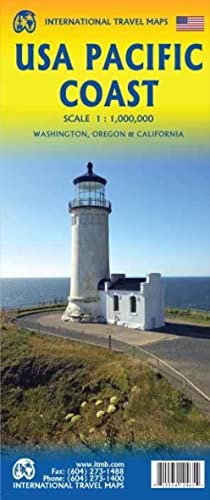 USA Pacific Coast: 1:1000000 USA Pacific Coast: 1:1000000 von International Travel Maps