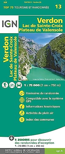 IGN 75 000 Touristische Wanderkarte 13 Verdon Lac de Sainte-Croix: 1:75000 (TOP 75, Band 75013) IGN 75 000 Touristische Wanderkarte 13 Verdon Lac de Sainte-Croix: 1:75000 (TOP 75, Band 75013)