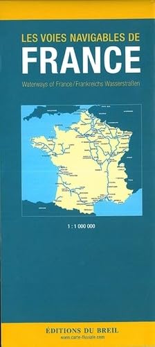 VOIES NAVIGABLES FRANCE (CARTE): 1/1 000 000