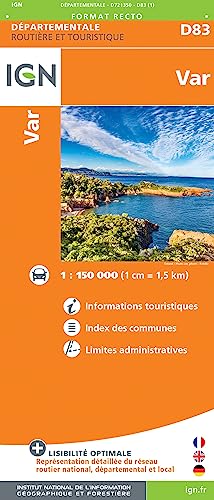 Var (721350) (Routier France départementale, Band 721350) Var (721350) (Routier France départementale, Band 721350) von Institut Geographique National