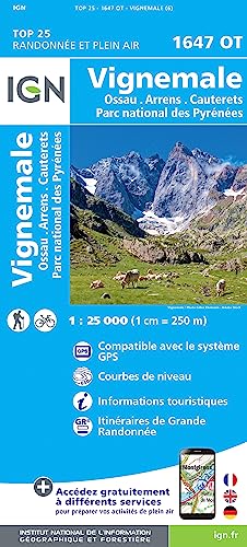 Vignemale Ossau Cautetrets 1:25 000 (TOP 25)