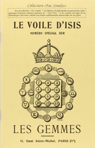 Voile d'Isis (Le), avril 1929 : """"Spécial GEMMES