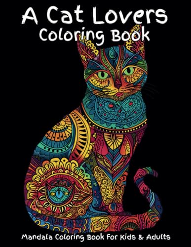 A Cat Lovers Coloring Book: A fun mandala coloring book of a variety of cat breeds. Pages are designed for detailed coloring or by zones; artists ... korat, ojos azules, thai and many others. von Independently published