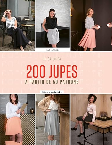 200 jupes: à partir de 50 patrons du 34 au 54