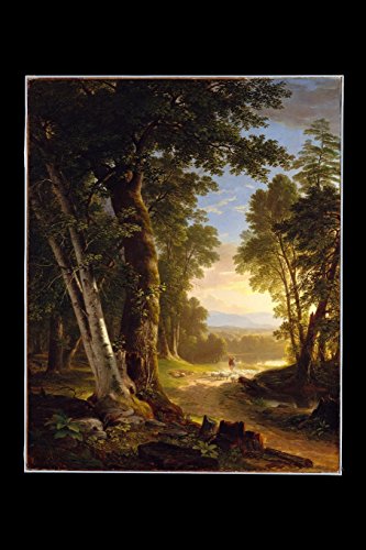 Blank Notebook - 100 Pages - The Beeches - Asher Brown Durand - 1845: 6" x 9"; 152 mm x 229 mm; Page Numbers; Table of Contents; White Paper; 50 Sheets; Unruled Diary; Unlined Journal