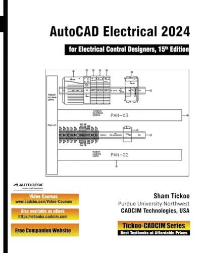 AutoCAD Electrical 2024 for Electrical Control Designers, 15th Edition von CADCIM Technologies