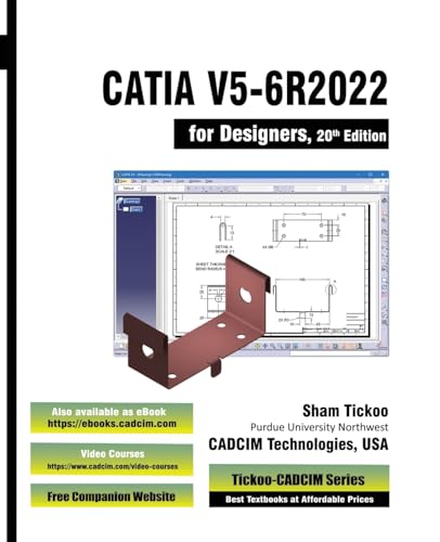 CATIA V5-6R2022 for Designers, 20th Edition von CADCIM Technologies