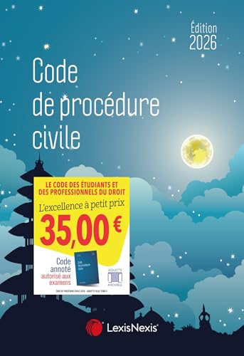 Code de procédure civile 2026 - Jaquette Blue temple von LEXISNEXIS