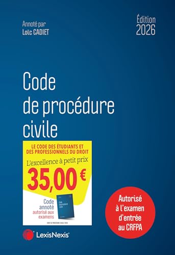 Code de procédure civile 2026 von LEXISNEXIS