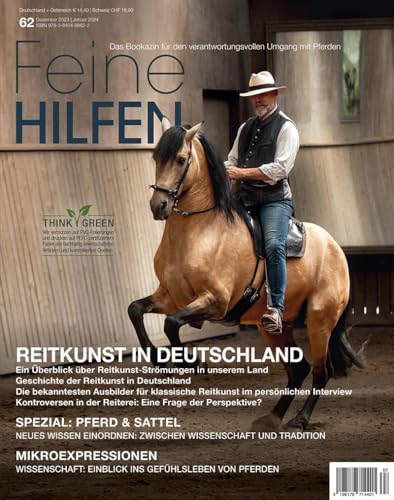 Feine Hilfen, Ausgabe 62: Reitkunst in Deutschland (Feine Hilfen: Das Bookazin für den verantwortungsvollen Umgang mit Pferden) von Cadmos Verlag