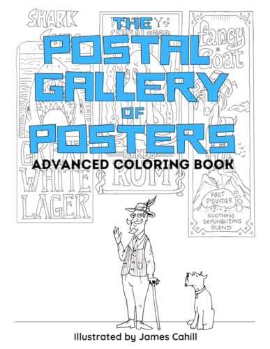 The Postal Gallery of Posters: Advanced Coloring Book von Independently published