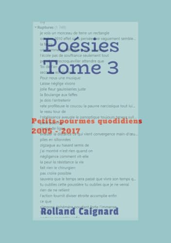 Poésies Tome 3 von Lulu.com