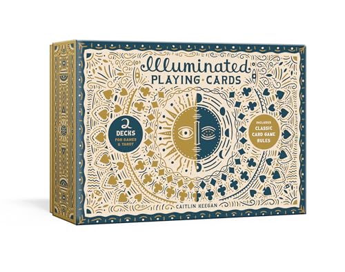 Illuminated Playing Cards: Two Decks for Games and Tarot (The Illuminated Art Series) von CROWN