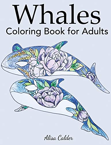 Whale Coloring Book for Adults (Animal Coloring Books)