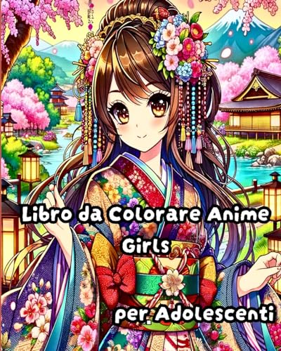 Libro da Colorare Anime Girls per Adolescenti: Illustrazioni di moda Manga trendy e bellissime per adolescenti, ragazze von Blurb
