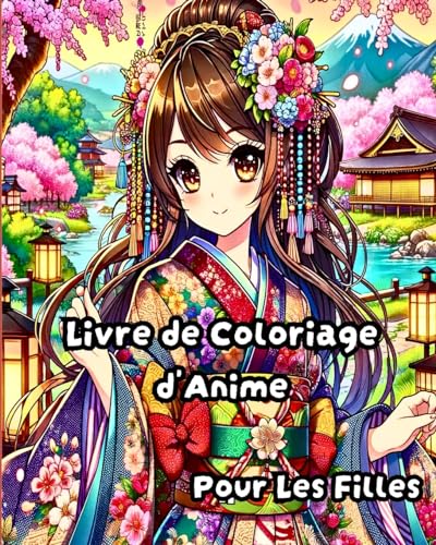 Livre de Coloriage d'anime pour les filles: Illustrations de mode manga tendance et magnifiques pour les adolescents von Blurb