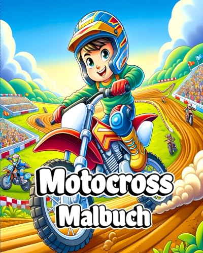 Motocross Malbuch: Erstaunliche Ausmalbilder mit Dirt Bike Designs für Jungen von Blurb Inc