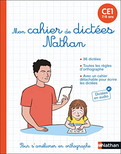 Mon cahier de dictées Nathan CE1 (7/8 ans) von NATHAN