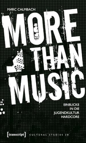 More than Music: Einblicke in die Jugendkultur Hardcore (Cultural Studies)