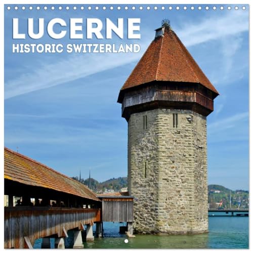 LUCERNE Historic Switzerland (Wall Calendar 2025 12" x 24" / 30 x 60 cm (open)) CALVENDO 12 Month Wall Calendar von CALVENDO