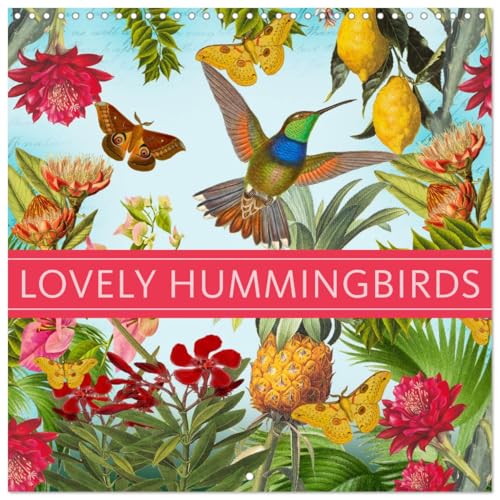 Lovely hummingbirds (Wall Calendar 2025 12" x 24" / 30 x 60 cm (open)) CALVENDO 12 Month Wall Calendar von CALVENDO