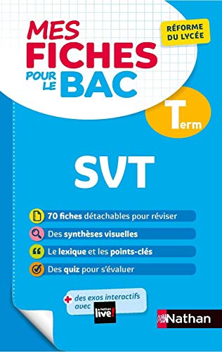 Mes Fiches pour le BAC - Sciences de la Vie et dela Terre - Terminale von NATHAN