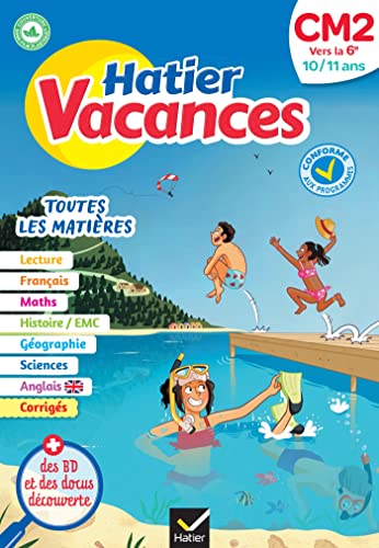 Hatier vacances - Cahier de vacances 2024 du CM2 vers la 6e 10/ 11 ans: pour réviser son année dans toutes les matières