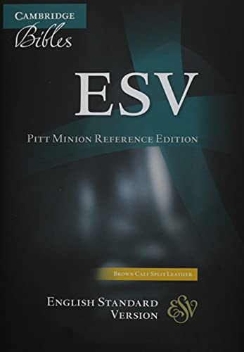 Holy Bible: Esv Pitt Minion Reference Edition Brown Calf Split Leather Es444:x von Cambridge University Press