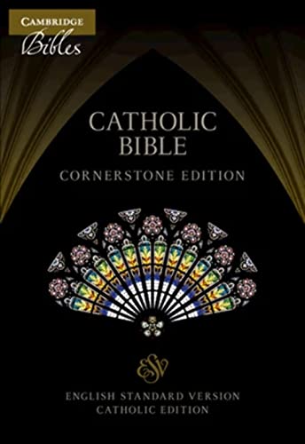 The Holy Bible: English Standard Version, Black, Cowhide Leather, Catholic, Cornerstone von Cambridge University Press