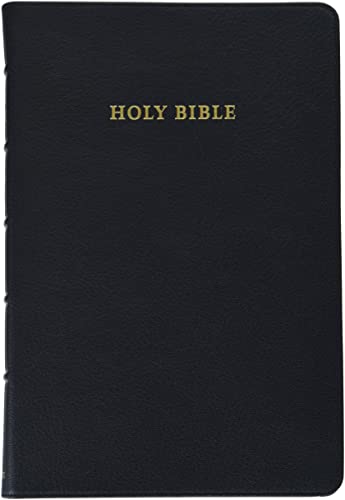 Holy Bible: KJV Topaz Reference Edition, Black Goatskin Leather