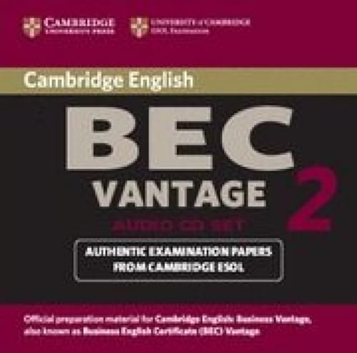 Cambridge BEC Vantage 2 Audio CD: Examination Papers from University of Cambridge ESOL Examinations (Bec Practice Tests)