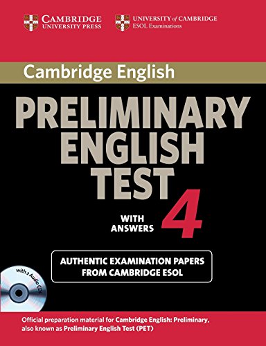 Cambridge Preliminary English Test 4 Self-study Pack: Examination Papers from the University of Cambridge ESOL Examinations (PET Practice Tests) von Cambridge University Press